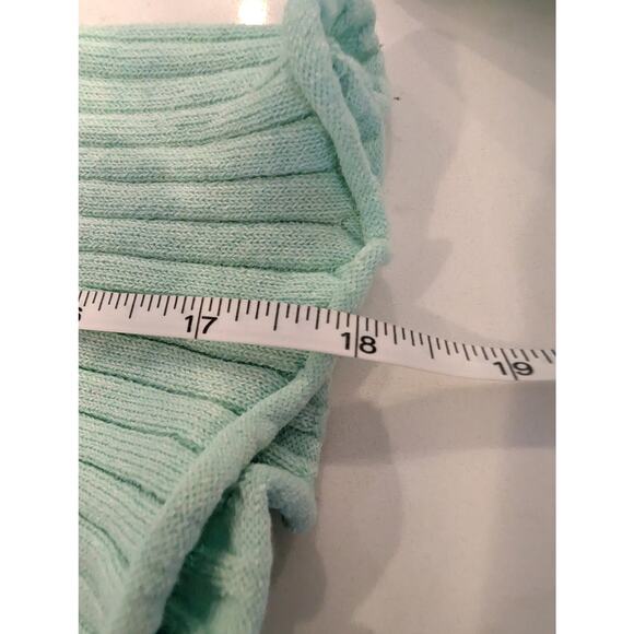 Vero Moda Mint Green Ribbed Button Front Cardigan Size M - Picture 5 of 6